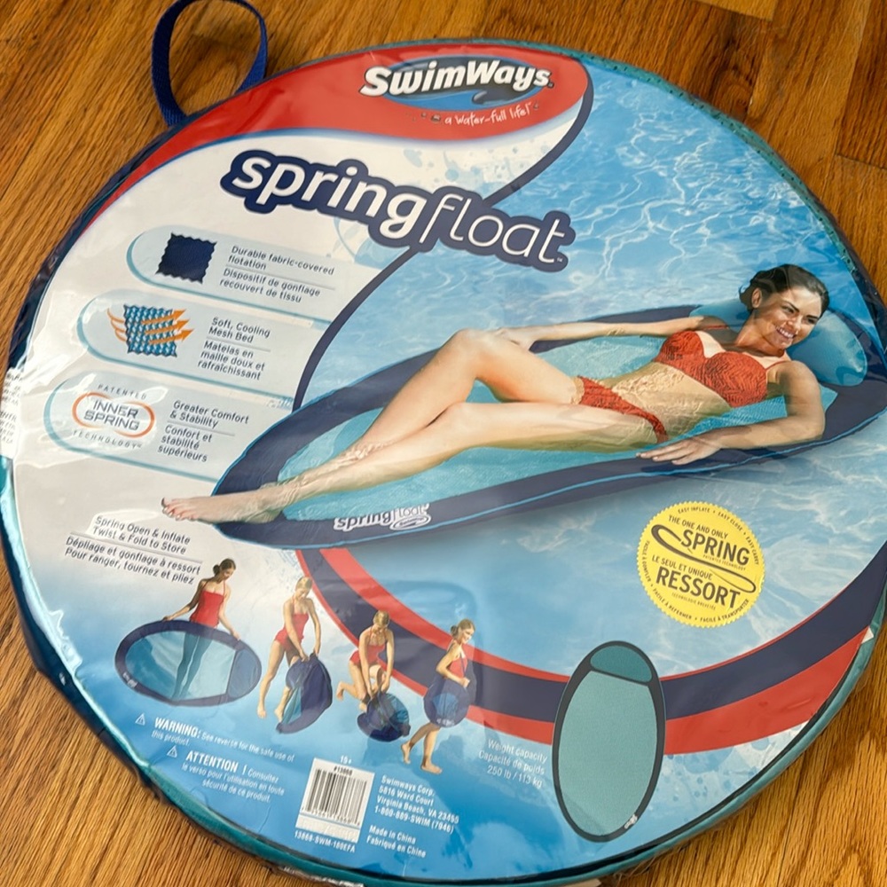 Swimming spring float